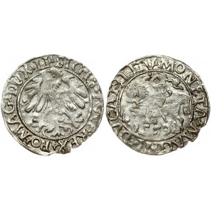 Lithuania 1/2 Grosz 1559 Vilnius. Sigismund II Augustus (1545-1572). Obverse: Eagle. Lettering...