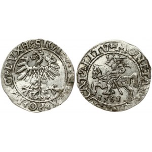 Lithuania 1/2 Grosz 1561 Vilnius. Sigismund II Augustus (1545-1572). Obverse: Eagle. Lettering...