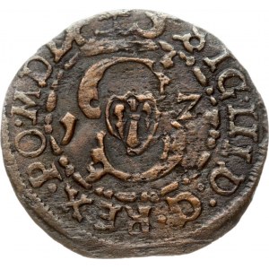 Lithuania 1 Solidus 1617 Vilnius. Sigismund III Vasa (1587-1632). Obverse: Monogram and inscription. Reverse...