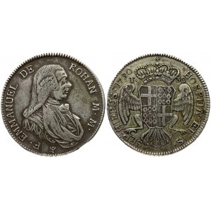 Malta Order 30 Tari 1790 Emmanuel de Rohan(1775-1797). Obverse: Eagle below modified bust; right. Obverse Legend...