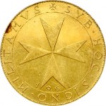 Malta Order 10 Scudi 1961 Ernesto Paterno-Castello di Carcaci(1955-1962). Obverse: Large Maltese cross. Reverse: St...