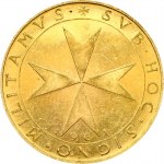 Malta Order 5 Scudi 1961 Ernesto Paterno-Castello di Carcaci(1955-1962). Obverse: Large Maltese cross. Obverse Legend...