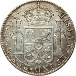 Mexico 8 Reales 1819 JJ Ferdinand VII(1808-1833). Obverse: Armored laureate bust right. Obverse Legend: FERDIN • VII.....