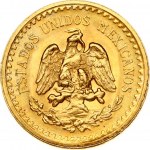 Mexico 2-1/2 Pesos 1945 Obverse: National arms. Reverse: Miguel Hidalgo y Costilla. Gold 2.08g...