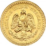 Mexico 2-1/2 Pesos 1945 Obverse: National arms. Reverse: Miguel Hidalgo y Costilla. Gold 2.09g...