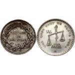 Mexico 1 Onza 1980 & Medal Germany Prussia (19th Century). Obverse: Coin mint called 'de balancín' (of sway)...