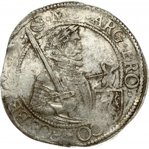 Netherlands HOLLAND 1 Nederlandse Rijksdaalder 16?? Obverse: Laureate 1/2 figure holding sword and arms in inner circle...