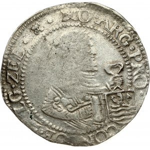 Netherlands ZEELAND 1 Nederlandse Rijksdaalder 1621 Obverse: Laureate 1/2 figure holding sword and arms in inner circle...