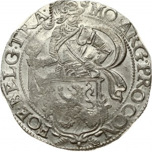 Netherlands UTRECHT 1 Lion Daalder 1647 Obverse: Armored knight behind lion shield in inner dotted circle. Reverse...