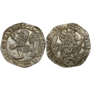 Netherlands GELDERLAND 1 Lion Daalder 1647 Obverse: Armored knight looking left above lion shield. Reverse...