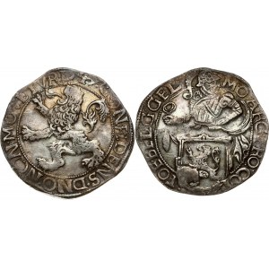 Netherlands GELDERLAND 1 Lion Daalder 1647 Obverse: Armored knight looking right above lion shield. Obverse Legend...