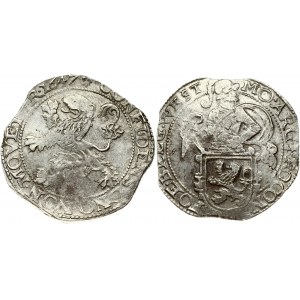 Netherlands WEST FRIESLAND 1 Lion Daalder 1647 Obverse: Armored knight standing to left with head right. Reverse...