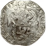 Netherlands WEST FRIESLAND 1 Lion Daalder 1647 Obverse: Armored knight standing to left with head right. Reverse...