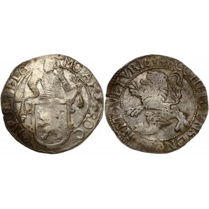 Netherlands GELDERLAND 1 Lion Daalder 1648 Obverse: Armored knight looking left above lion shield. Reverse...