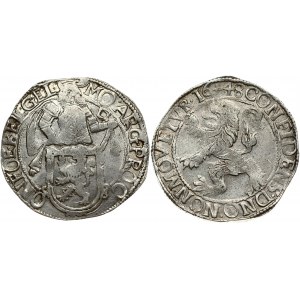 Netherlands GELDERLAND 1 Lion Daalder 1648 Obverse: Armored knight looking left above lion shield. Reverse...