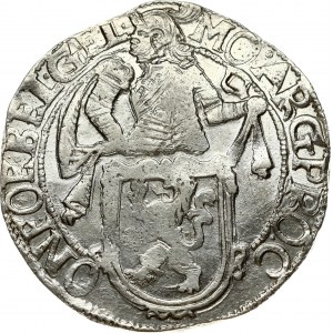 Netherlands GELDERLAND 1 Lion Daalder 1648 Obverse: Armored knight looking left above lion shield. Reverse...