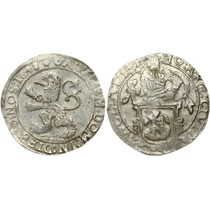 Netherlands ZWOLLE 1 Lion Daalder 1648 Obverse: Armored knight standing to left with head right. Reverse...