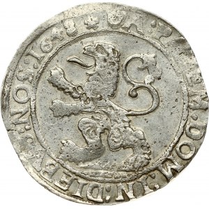 Netherlands ZWOLLE 1 Lion Daalder 1648 Obverse: Armored knight standing to left with head right. Reverse...