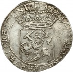 Netherlands ZEELAND 1 Silver Ducat 1663 Obverse: Armored kniht standing holding sword behind shield of arms...