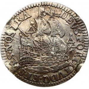 Netherlands WEST FRIESLAND 1 Scheepjesschelling 1678 Obverse: Crowned arms of West Friesland divide value. Reverse...