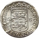 Netherlands WEST FRIESLAND 1 Scheepjesschelling 1678 Obverse: Crowned arms of West Friesland divide value. Reverse...