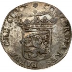 Netherlands UTRECHT 1 Silver Ducat 1683 Obverse: Amored knight standing holding sword behind shield of arms...