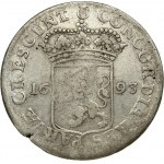 Netherlands HOLLAND 1 Silver Ducat 1693 Obverse: Standing armored Knight with crowned shield of Holland at feet...