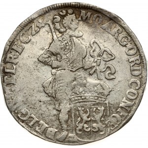 Netherlands GELDERLAND 1 Silver Ducat 1699 Obverse: Knight standing right; crowned lion shield at feet. Obverse Legend...