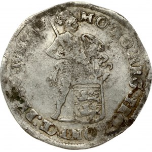 Netherlands WEST FRIESLAND 1 Silver Ducat 1699 Obverse: Standing armored knight with crowned shield of West...