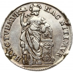 Netherlands HOLLAND 10 Stuivers 1751 Obverse: Crowned arms of the Generality divides X S; divided date above...