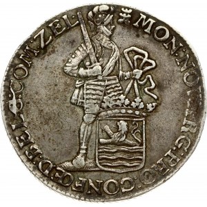 Netherlands ZEELAND 1 Silver Ducat 1769 Obverse: Standing armored Knight with crowned Zeeland shield at feet. Reverse...