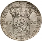 Netherlands UTRECHT 1 Silver Ducat 1775 Obverse: Standing armored knight with crowned Utrecht shield at feet...