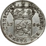 Netherlands UTRECHT 1 Silver Ducat 1784 Obverse: Standing armored knight with crowned Utrecht shield at feet. Reverse...