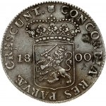 Netherlands UTRECHT 1 Silver Ducat 1800 Obverse: Standing armored knight, crowned shield by legs. Reverse...