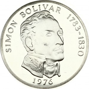 Panama 20 Balboas 1976 Simon Bolivar 1783-1830. Obverse: National coat of arms. Reverse: Head right; date below...