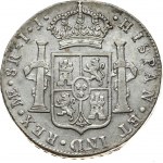 Peru 8 Reales 1793 IJ Charles IV (1788-1808). Obverse: Bust of Charles IIII; right. Obverse Legend...