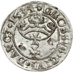 Poland Gdansk 1 Grosz 1534 Sigismund I the Old (1506-1548). Obverse: Crowned bust right. Lettering: *SIGIS * I * REX ...