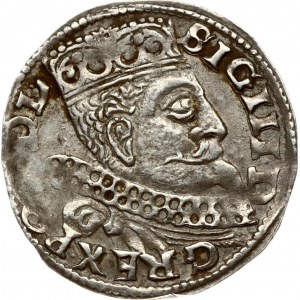 Poland 3 Groszy 1599 Wschowa. Sigismund III Vasa (1587-1632). Obverse: Crowned bust right. Reverse: Value; divided date...