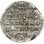 Poland 3 Groszy 1600 Bydgoszcz Sigismund III Vasa (1587-1632). Obverse: Crowned bust right. Reverse: Value...
