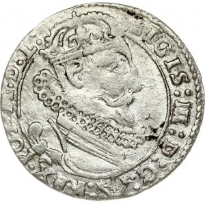 Poland 6 Groszy 1625 Krakow. Sigismund III Vasa (1587-1632). Obverse: Crowned bust right...