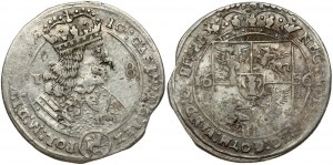 Poland 18 Groszy 1656 Lviv. John II Casimir Vasa (1649-1668). Obverse: Crowned portrait bust right. Reverse...