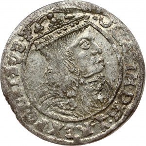Poland 6 Groszy 1661 GBA Lvov. John II Casimir Vasa (1649-1668). Obverse: Large crowned bust right in linear circle...