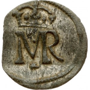 Poland ELBING 1 Solidus (1669-1673). Michael I (1669-1673) Obverse: Crowned MR monogram with date. Reverse Legend...