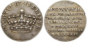 Poland Coronation Token 1734 Frederick Augustus II (1733-1763). Obverse...