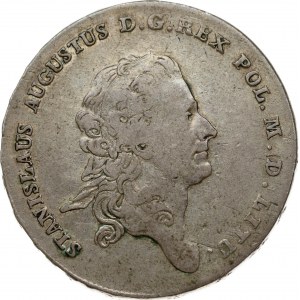Poland 1 Thaler 1775 EB LITU Stanislaus Augustus(1764-1795). Obverse: Head right. Obverse Legend...