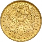 Poland 10 Zlotych 1925 Boleslaw Chrobry. Obverse: Imperial eagle. Lettering: RZECZPOSPOLITA POLSKA 10 ZŁOTYCH 10...