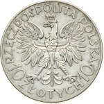 Poland 10 Zlotych 1933(w) 70th Anniversary of 1863 Insurrection. Obverse: Eagle with wings open. Lettering...