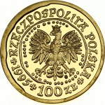 Poland 100 Zlotych 1995MW Golden eagle. Obverse: Crowned eagle with wings open; all within circle. Reverse...