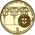 Portugal 5 Euro 2005 800th Anniversary of the Birth of Pope John XXI. Obverse: National arms at lower right...