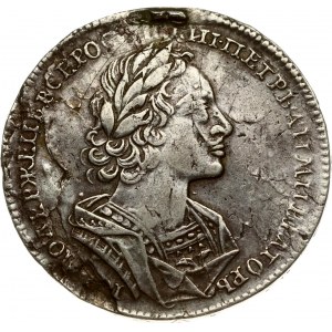 Russia 1 Rouble 1723 Red mint. Moscow. Peter I the Great (1682-1725). Av: Laureate draped and cuirassed bust right. Rev...